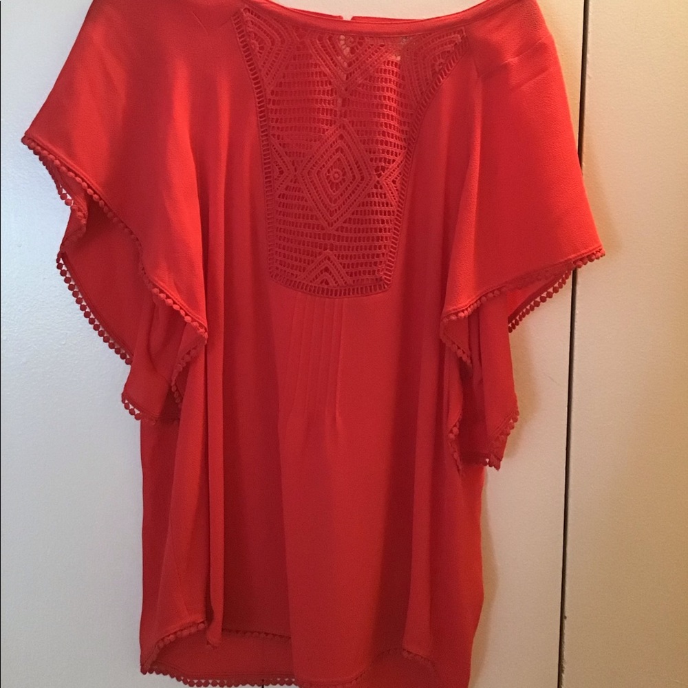 Red blouse